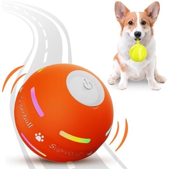 Interactive Dog Toys Dog Ball,[2023 Newly Upgraded] Durable Motion Activated - Picture 7 of 7